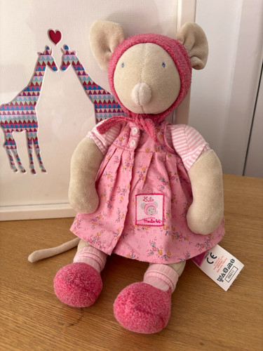 Moulin roty lila mouse plush - moulin,