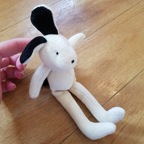 Small moulin roty dog - soft, toy