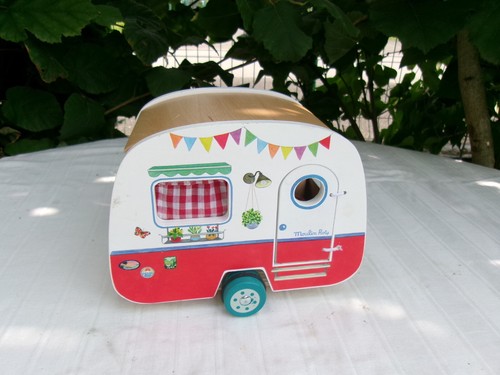 Wooden caravan moulin - wooden,