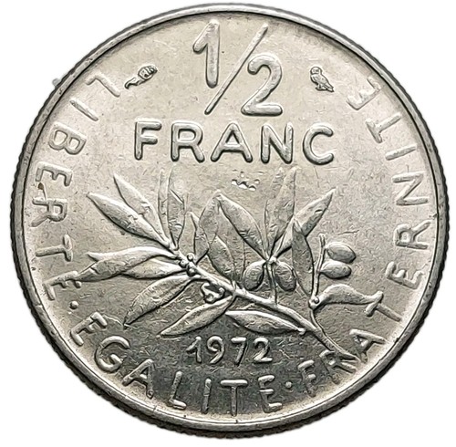 1972 french franc semeuse - 1972,