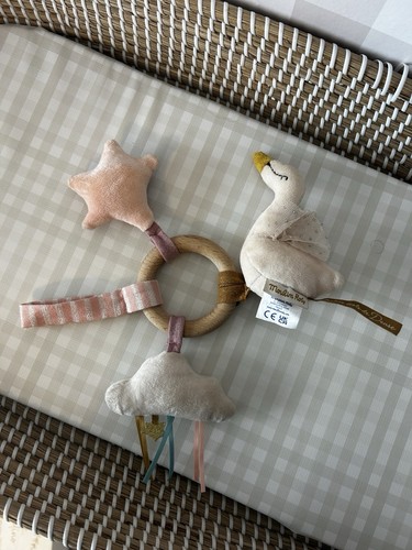 Moulin roty swan wooden ring - moulin,