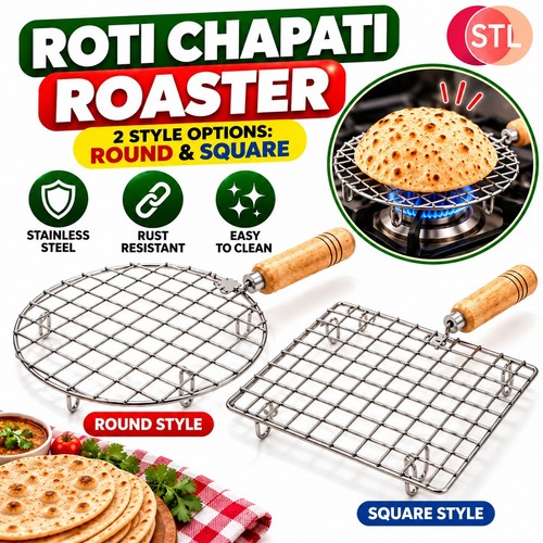 Stainless steel roti chapati - steel,